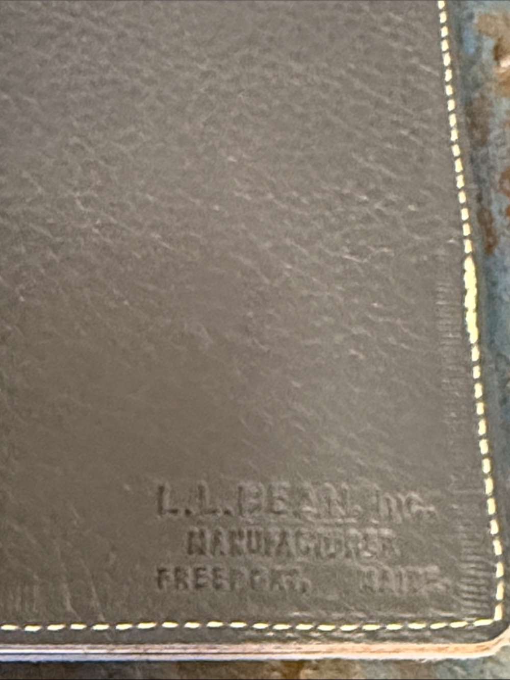 New LL bean unique leather organizer w notepad 📝